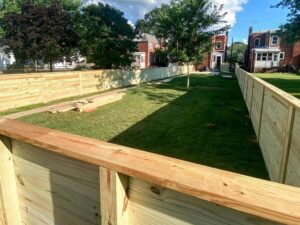 New Home Backyard Fence in Stafford, VA